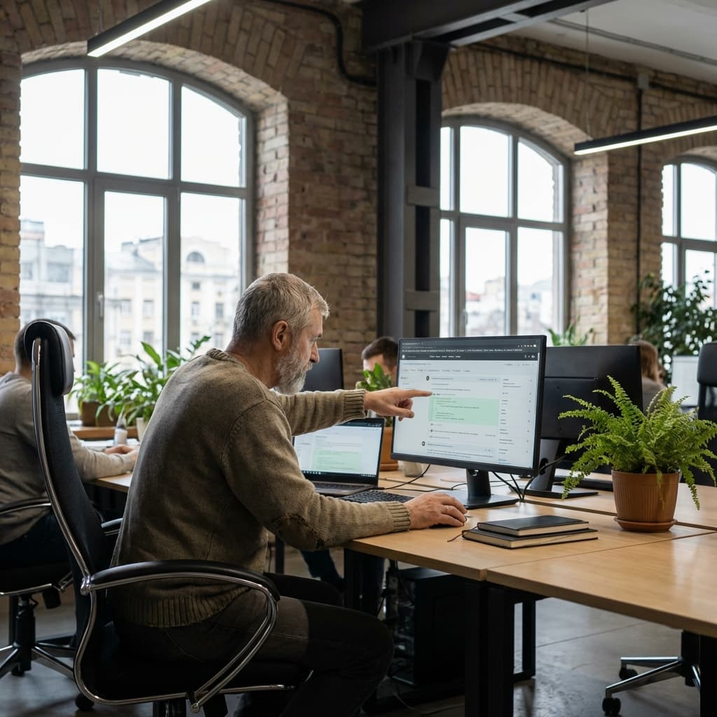 Technical Rigor: Pair-programming and security-first architectural reviews in the Kyiv hub.